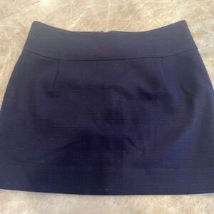 J. Crew Classic Mini Skirt in Textured Navy
